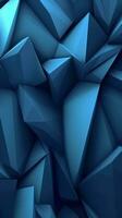 Abstract Dark Blue Indigo Background with Sharp Angles AI Generated photo