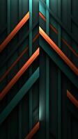 Sleek and Minimalist Abstract Design with Clean Lines and Contrasting Colors Generative AI photo