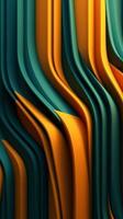 Sleek and Minimalist Abstract Design with Clean Lines and Contrasting Colors Generative AI photo
