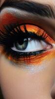 Beautiful Eye Makeup for Women AI Generated photo