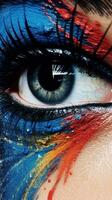 Beautiful Eye Makeup for Women AI Generated photo