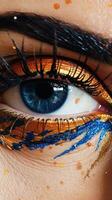 Beautiful Eye Makeup for Women AI Generated photo