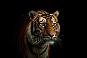 Majestic Tiger in Full View with Copy Space photo