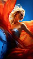 Ethereal Beauty with Mesmerizing Dynamic Composition and Dramatic Lighting AI Generated photo