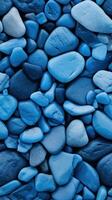 Blue Plain Stone Background  Ultra Realistic High Detail AI Generated photo