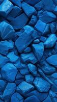 Blue Plain Stone Background  Ultra Realistic High Detail AI Generated photo