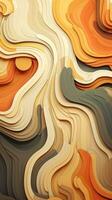 Abstract EarthTone Design with Limited Color Palette AI Generated photo