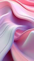 Abstract Design with Soft Pastel Shades of Pink Lavender and Mint Green AI Generated photo