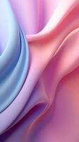 Abstract Design with Soft Pastel Shades of Pink Lavender and Mint Green AI Generated photo