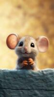 Detailed and Lifelike Oh My God Its a Cute Mouse AI Generated photo