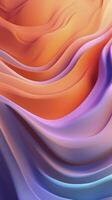 Fluid and Abstract Design with Soft Curves and Gradients AI Generated photo