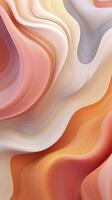 Fluid and Abstract Design with Soft Curves and Gradients AI Generated photo