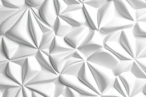 Intricate Geometric Texture in Solid White Color photo