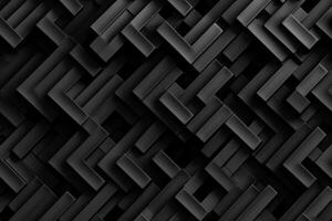 Intricate Geometric Texture in Solid Black Color photo