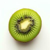 Simplistic Kiwi on White Background AI Generated photo