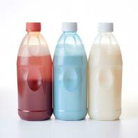 Simplistic Laundry Detergent on White Background AI Generated photo