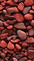 Red Plain Stone Background  Ultra Realistic High Detail AI Generated photo