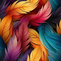 Bright and Colourful Fendi Textile Seamless Pattern AI Generated photo