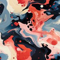 Bold Contemporary Leopard Spots with Marbled Texture AI Generated photo