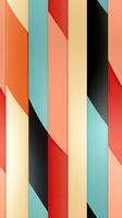 Striped Seamless Pattern in Pretty Colors AI Generated photo