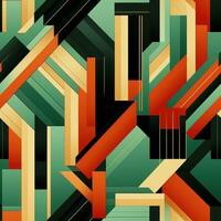 Abstract Textile Pattern with Vibrant Colors AI Generated photo