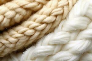 suave lana textura para textil diseño y artesanía foto