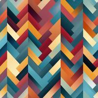 Top Selling Herringbone Pattern in Cool Colors AI Generated photo