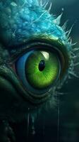 Shiny Eyes Digital Art Wallpaper AI Generated photo