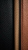 Leather Texture Background for Design Projects Generative AI photo