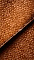 Leather Texture Background for Design Projects Generative AI photo