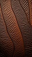 Leather Texture Background for Design Projects Generative AI photo