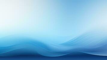 Abstract Blue Color Gradient Vignette Background AI Generated photo