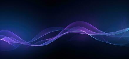 Abstract Blue and Purple Background with Electrical Elements AI Generated photo