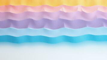 Vibrant RainbowColored Sand Stripes CloseUp AI Generated photo