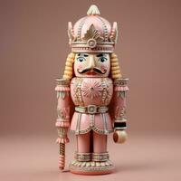 Beautiful Nutcracker with Detailed Realistic Copy Space AI Generated photo
