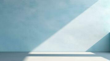 Minimal Abstract Light Blue Background for Product AI Generated photo