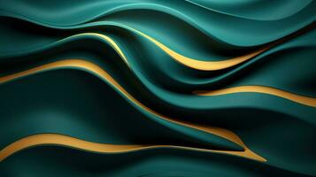 Abstract Wave Line Arts Background AI Generated photo