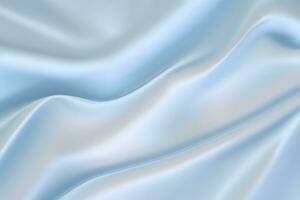 Soft Light Blue Fabric Full Screen Background AI Generated photo