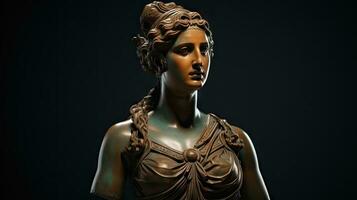 Ancient Greek Sculpture A Stunning Piece of Art AI Generated photo