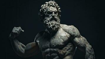 Ancient Greek Sculpture A Stunning Piece of Art AI Generated photo