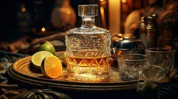 Delicious Expensive Tequila  An Amazing HighQuality Image AI Generated photo