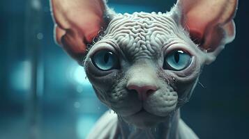 Sphynx Cat  A Stunning Cinematic Portrait AI Generated photo