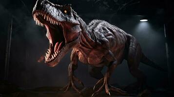 An Amazing Cinematic Image of a Highly Detailed TRex AI Generated photo