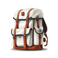Minimalistic Animation of a Backpack AI Generated photo