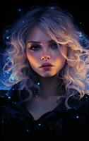 Mysterious Woman in the Style of Charlie Bowater AI Generated photo