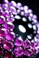 Amethyst Gem Close up Macro Shot Photo Texture Background Wallpaper