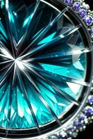 Aquamarine Close up Macro Shot Photo Texture Background