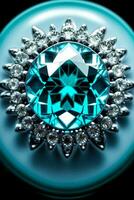 Aquamarine Close up Macro Shot Photo Texture Background