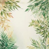 Lexury Watercolor Eucalyptus Background photo