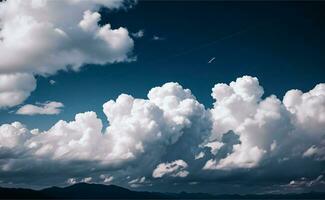 el foto de el mullido nubes antecedentes fondo de pantalla